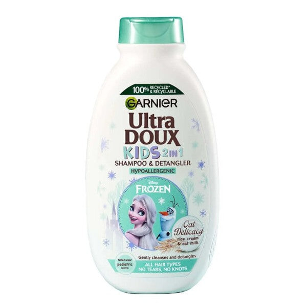 Garnier Baby Hair Shampoo 400ml Ultra Doux 2 In 1 With Rice Cream And Oat Milk