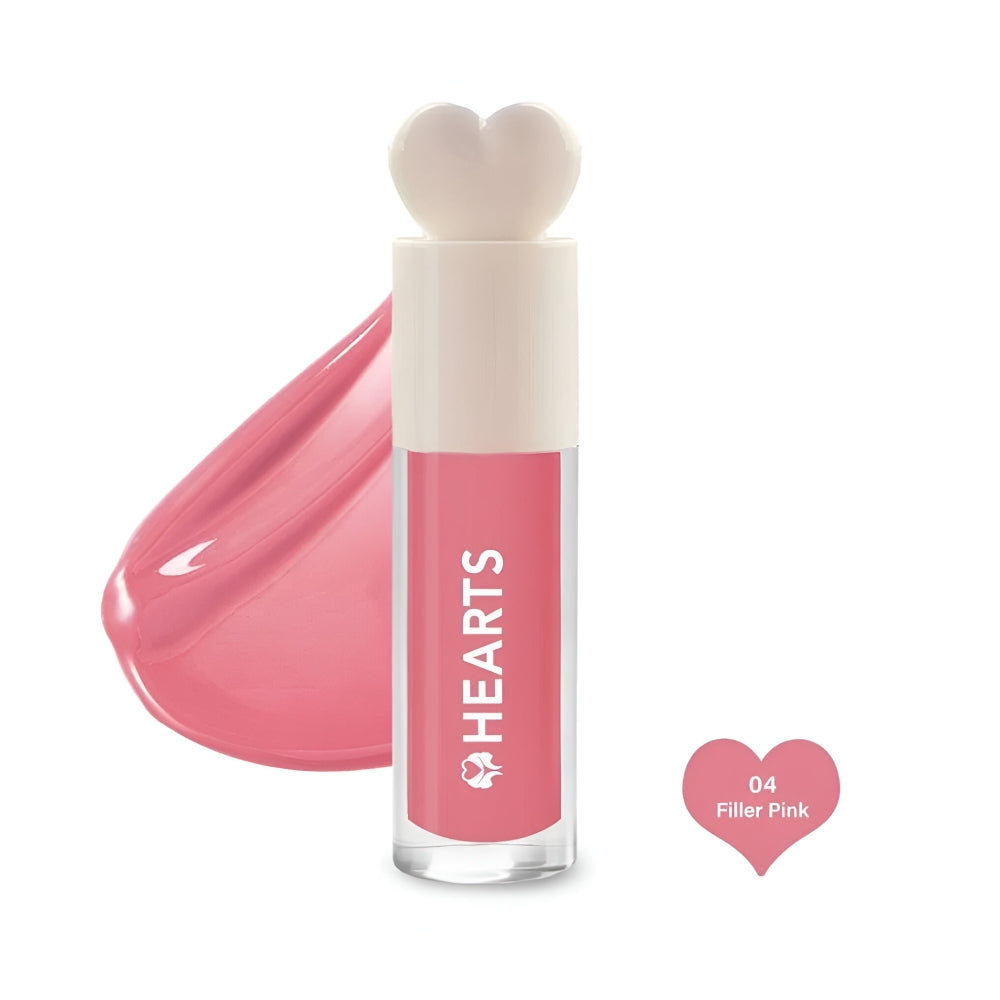 Hearts Hearts Gloss and Lip Plumper 04 Pink Filler