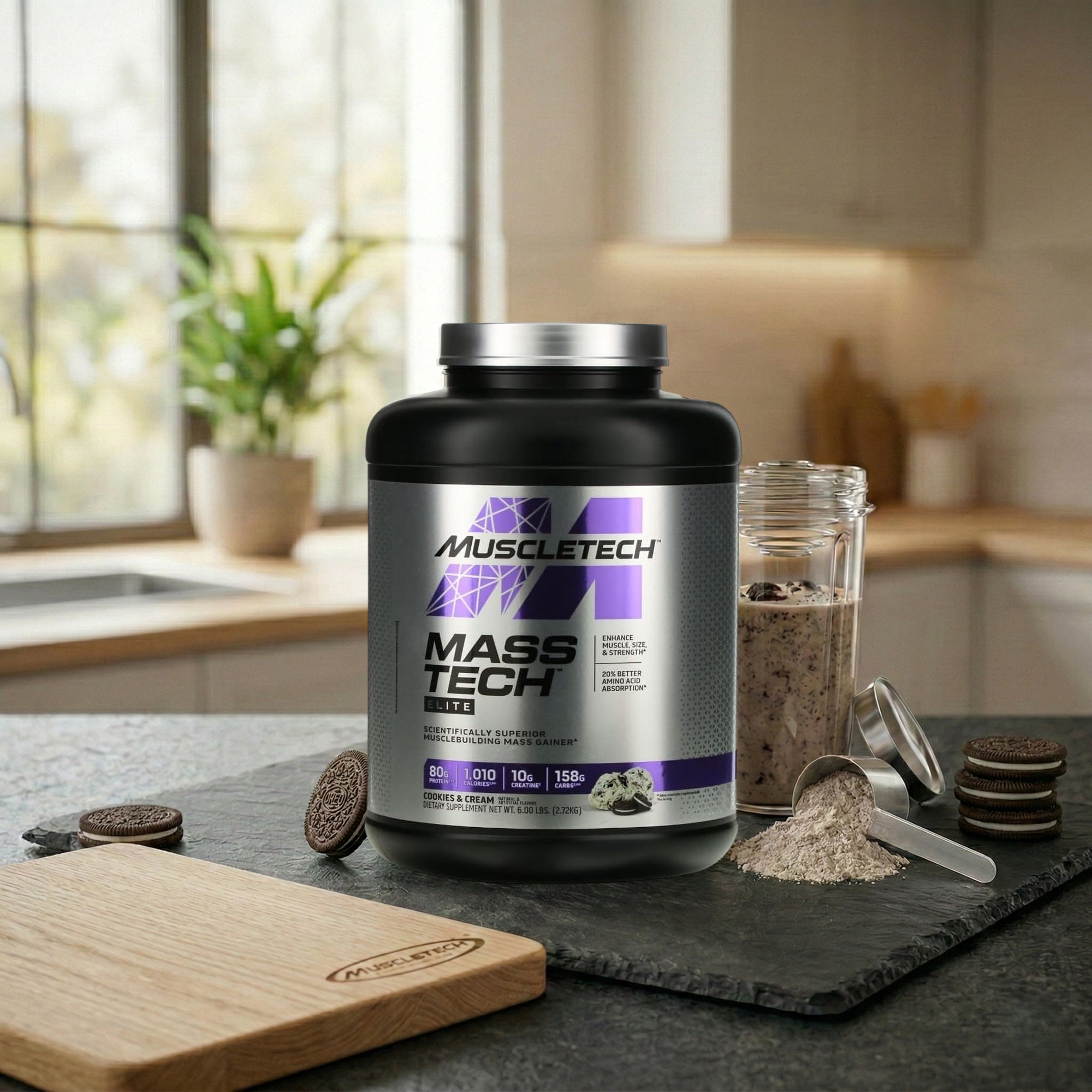 ماسل تيك ماس تيك إيليت كوكيز آند كريم 6 أرطال