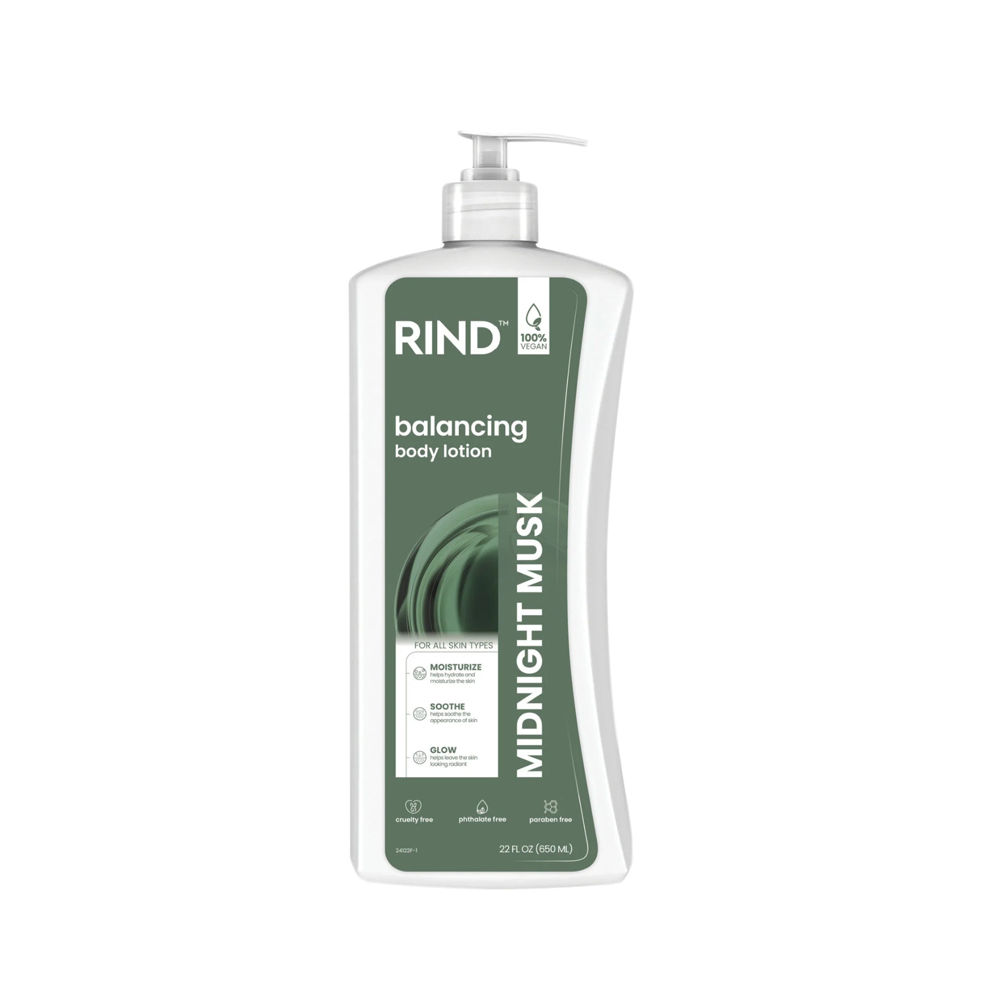 كريم RIND Body – مرطب يومي مرطب لجميع أنواع البشرة، 650 مل
