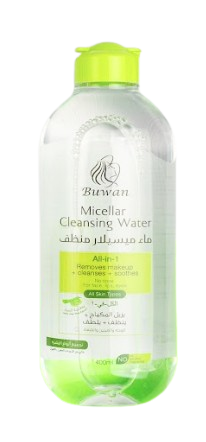 Buwan Micellar Water Makeup Remover 400ml Aloe Vera