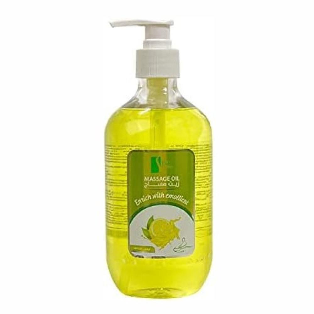 Spa system massage oil 500ml with lemon