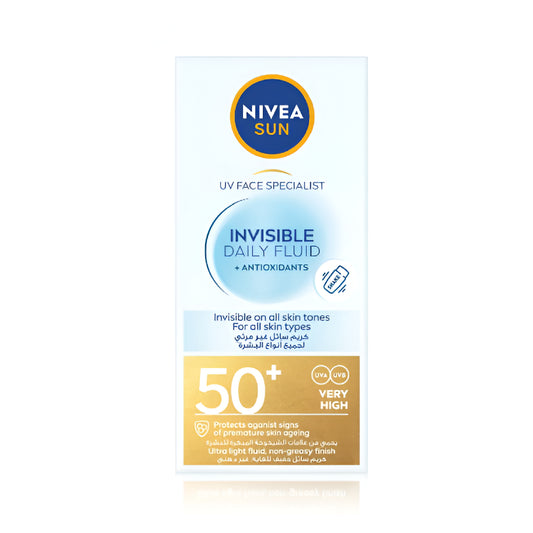 Nivea Nivea Fluid Sunscreen 40ml SPF 50 Invisible Daily