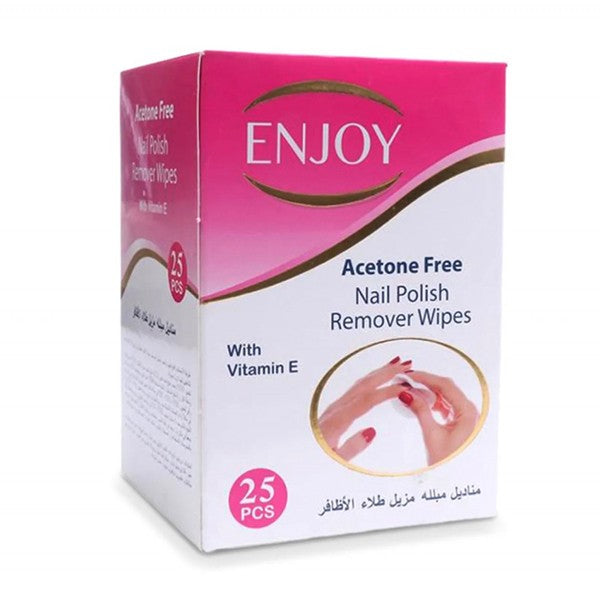 Enjoy Nail Polish Remover Wipes 25pc