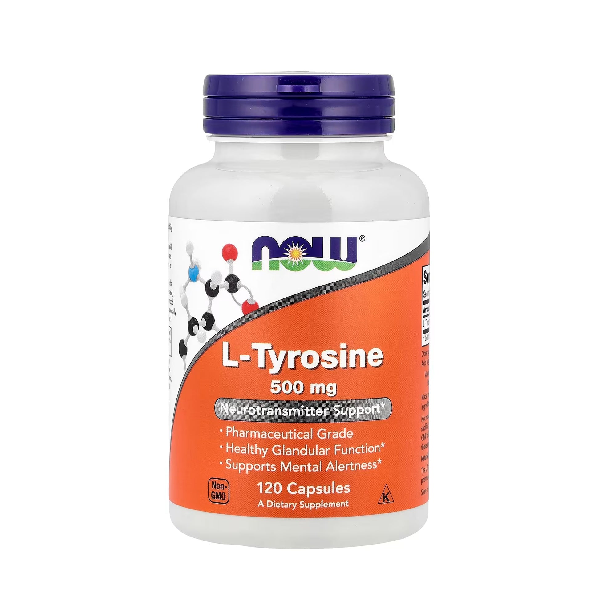 NOW Foods L-Tyrosine 500 mg - 120 Caps