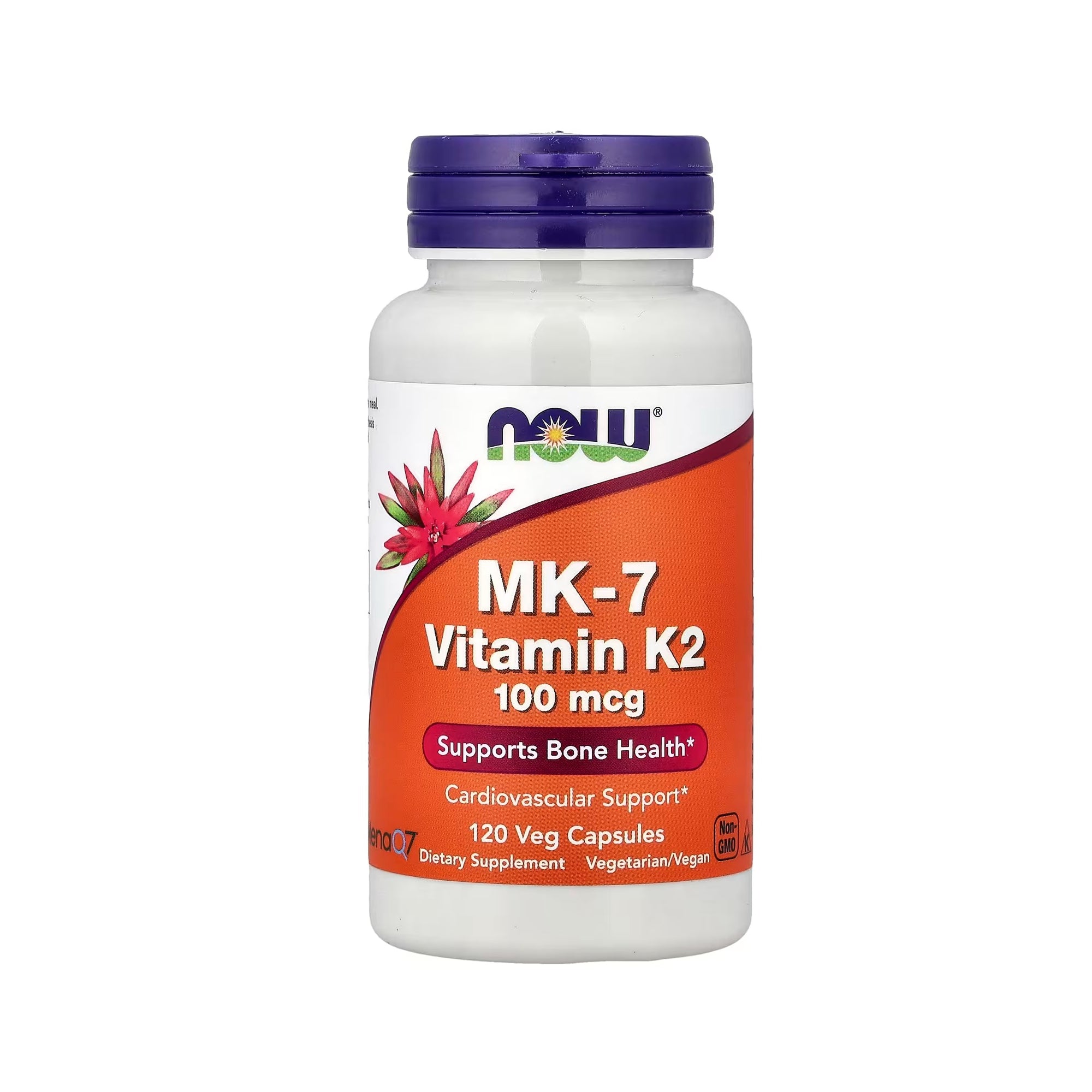 NOW Foods MK-7 Vitamin K-2 100 mcg - 120 Veg Caps