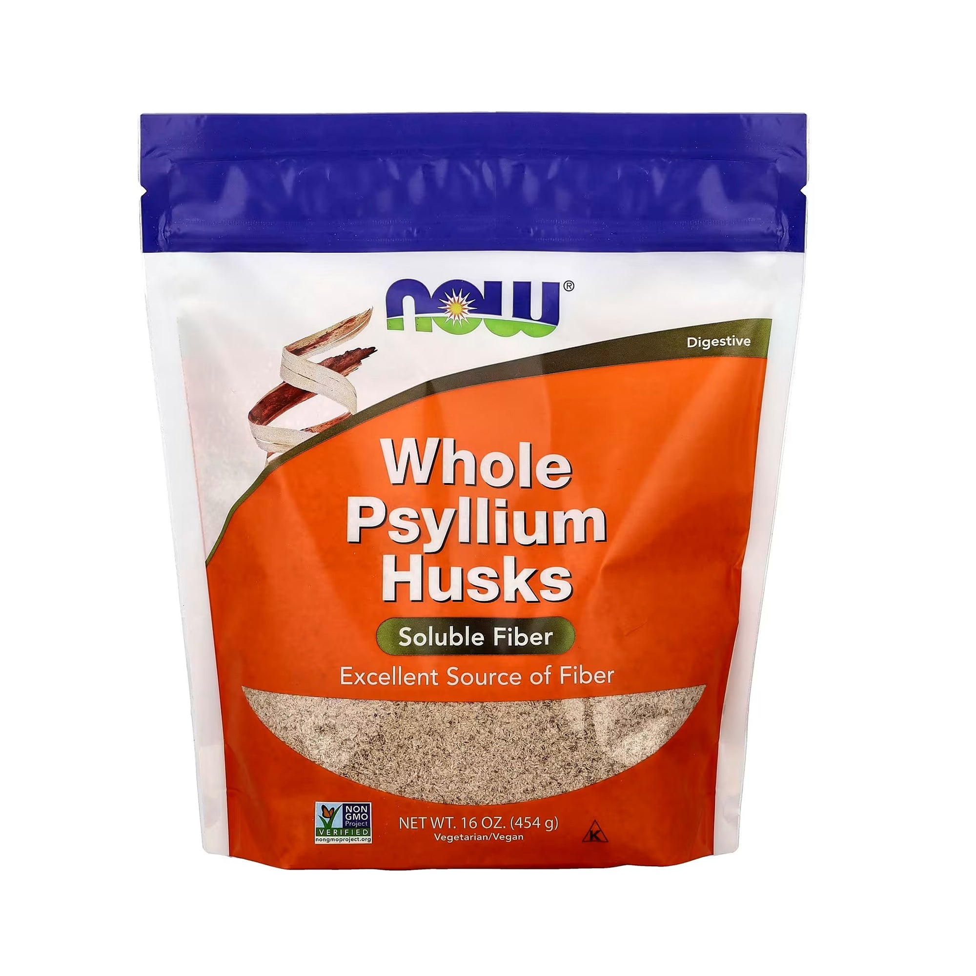 NOW Foods Psyllium Husks Whole - 454g