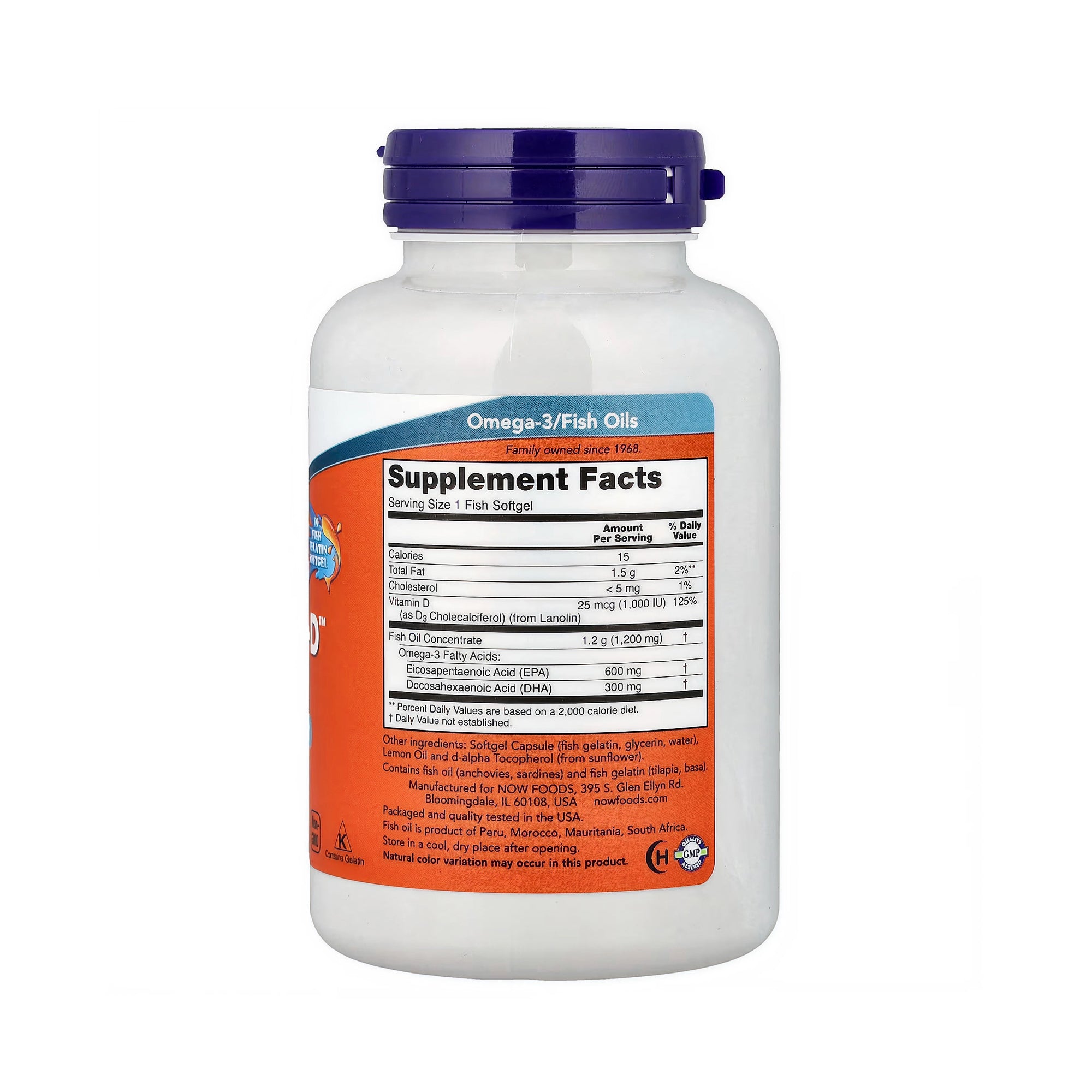 NOW Foods Ultra Omega 3-D - 90 Fish Softgels
