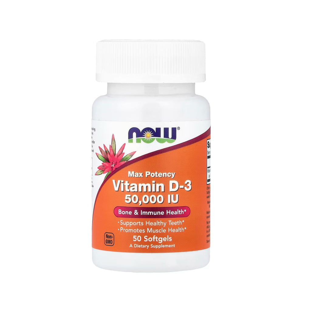 NOW Foods Vitamin D-3 50,000 IU - 50 Softgels