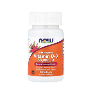 NOW Foods Vitamin D-3 50,000 IU - 50 Softgels