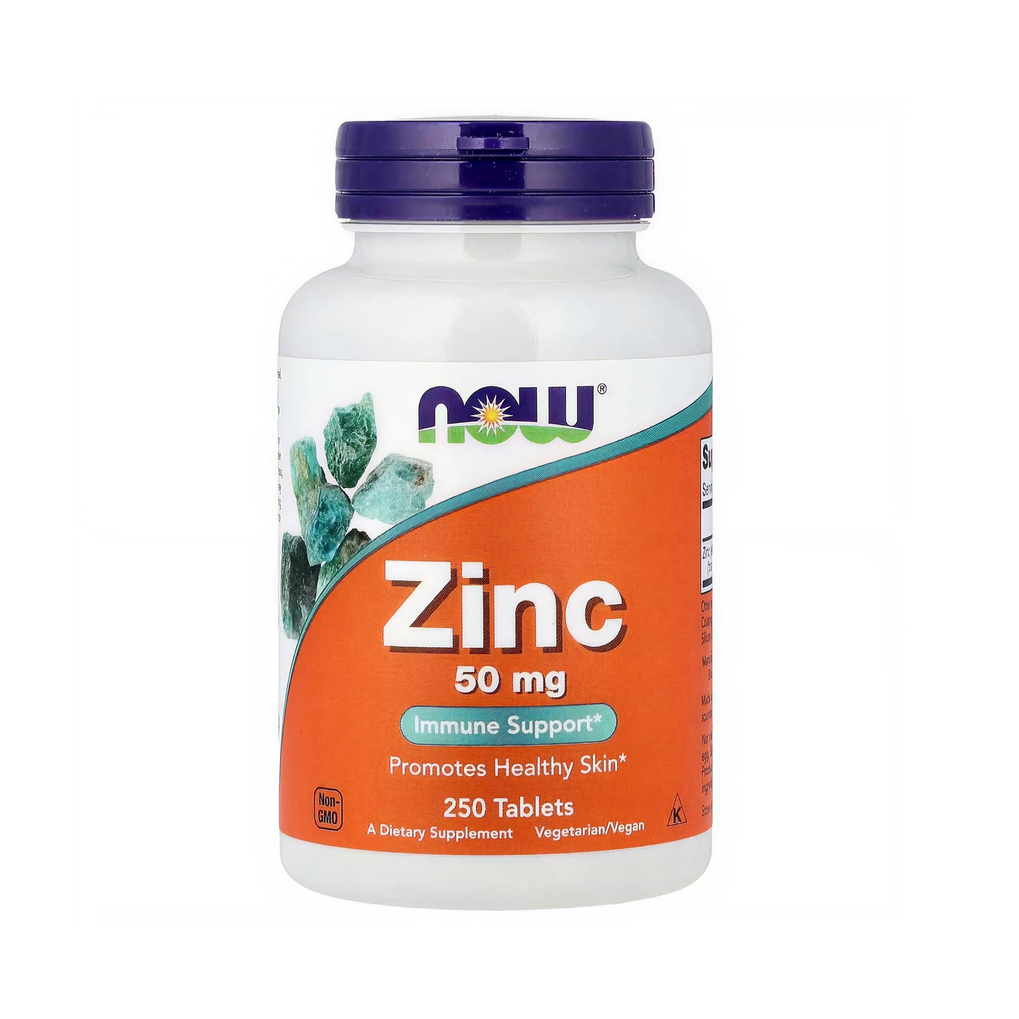 NOW Foods Zinc 50mg - 250 Tablets