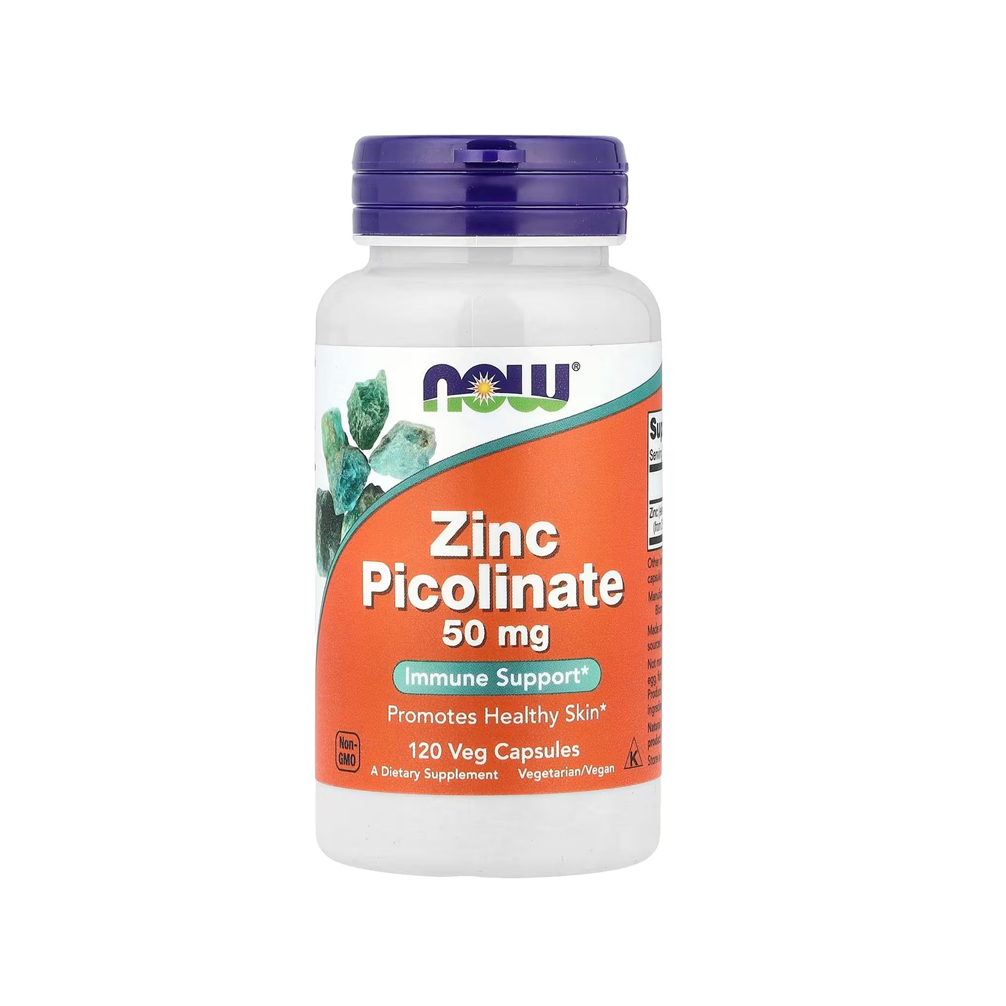 NOW Foods Zinc Picolinate 50mg - 120 Veg Capsules