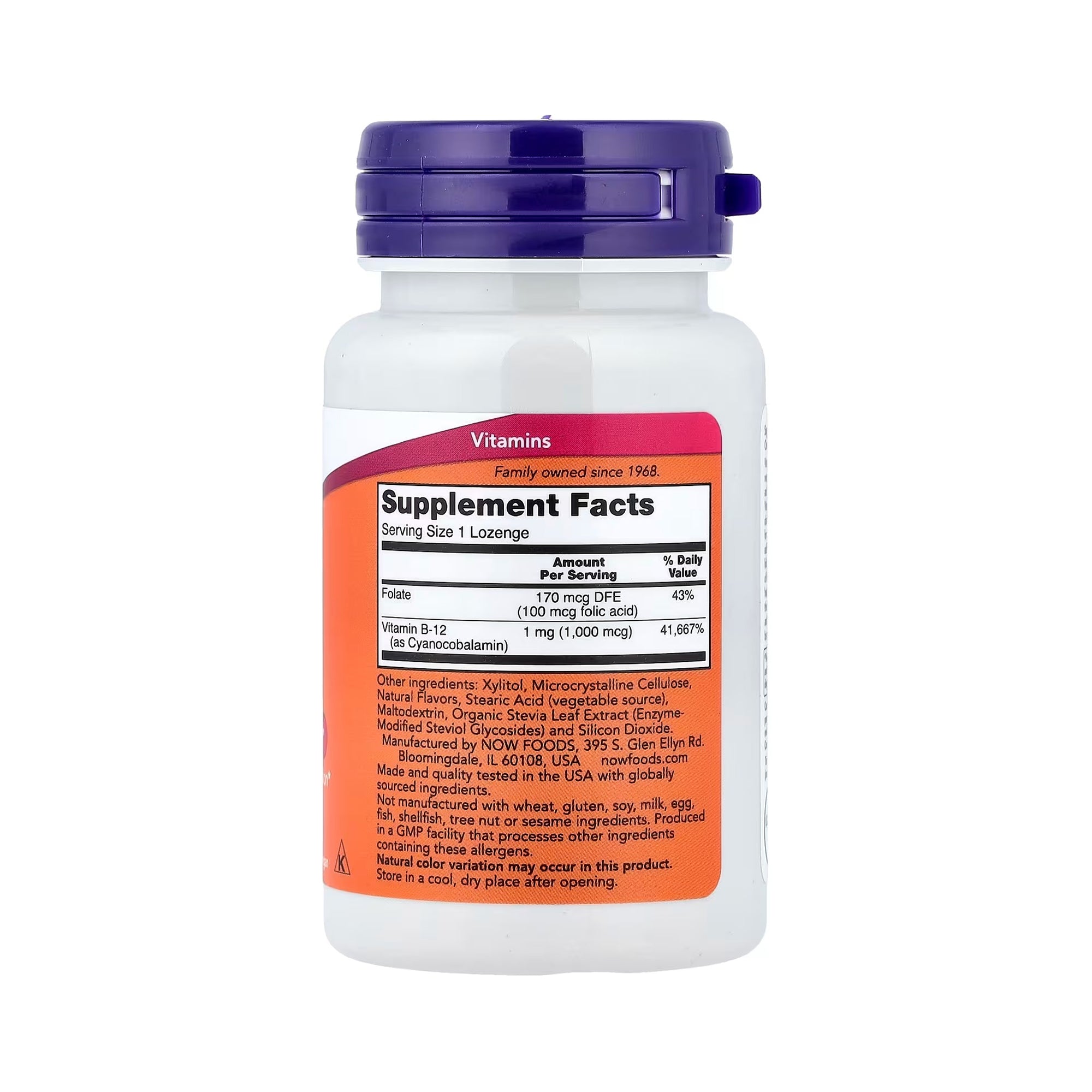 NOW Foods B-12 1000mcg - 100 Lozenges