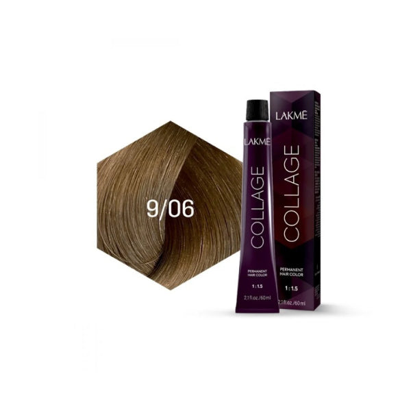 Lakme Hair Color 60ml Collage 9/06 Very Light Warm Blonde