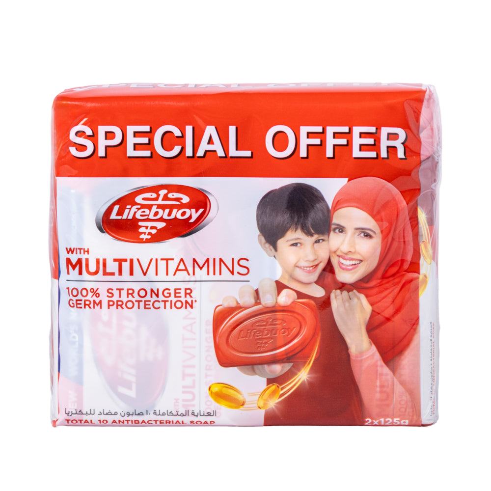 Lifebuoy Bar Soap 125g x2 Special Offer Total 10