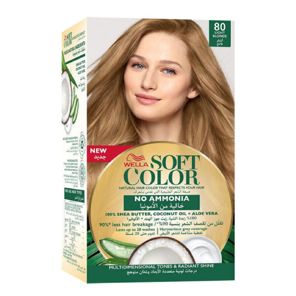Wella Ammonia-Free Hair Color Soft Color 80 Light Blonde