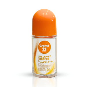 Creme 21 deodorant roll on 50ml naseem al habib