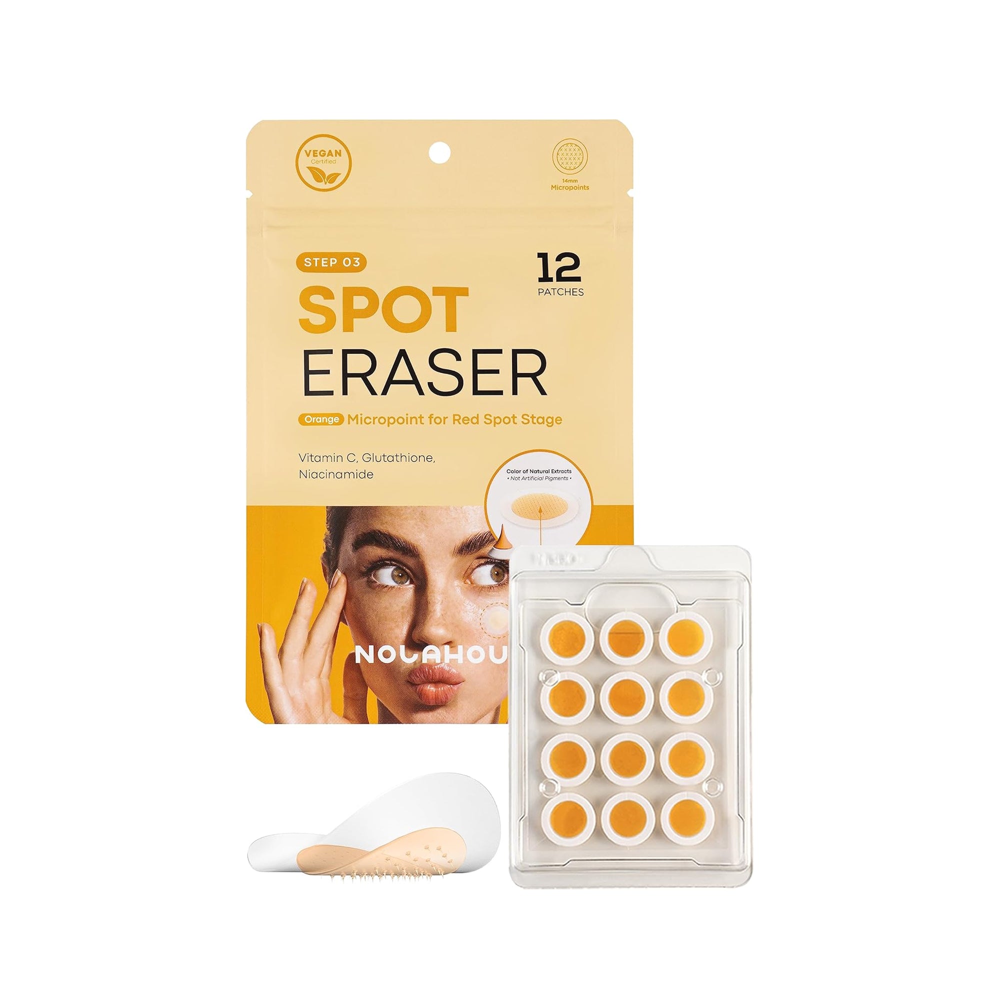 Nolahour Acne Spot Remover Patch - Orange 12 Patches