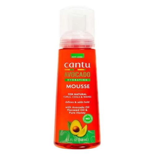 Cantu Cantu Hair Mousse 248ml Moisturizing Avocado For Hair Styling