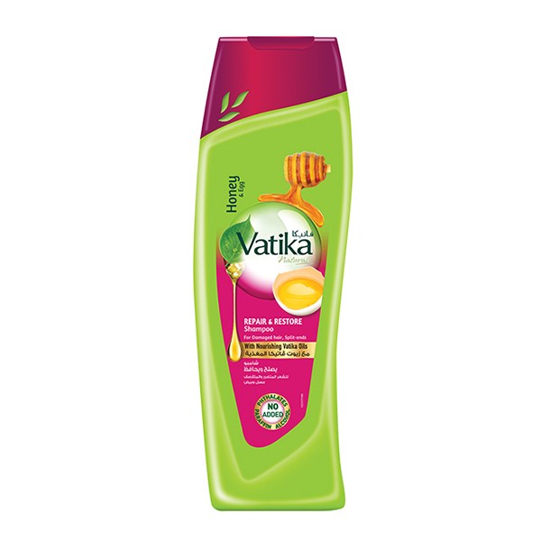 Vatika hair shampoo 400ml repair and maintain with honey and egg