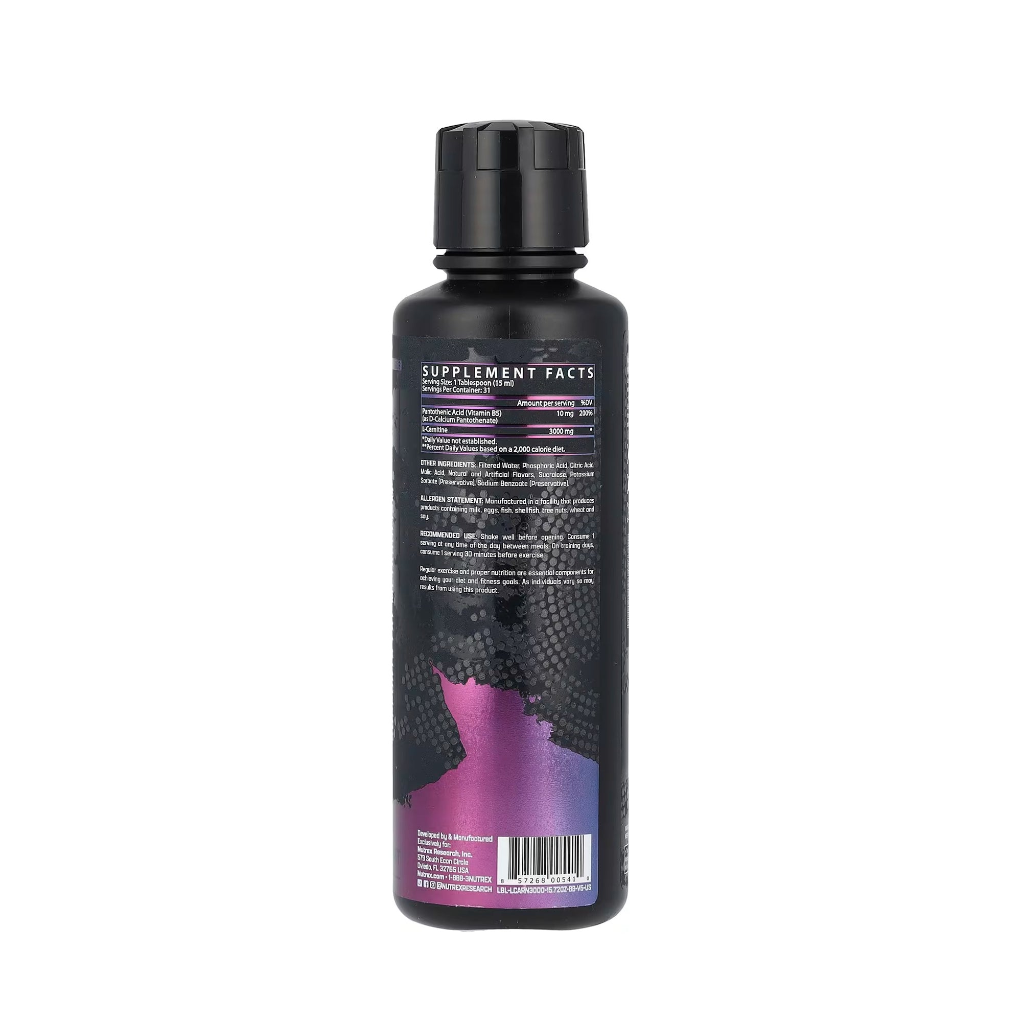 Nutrex Research كارنيتين سائل 3000 (Berry Blast) 465ml