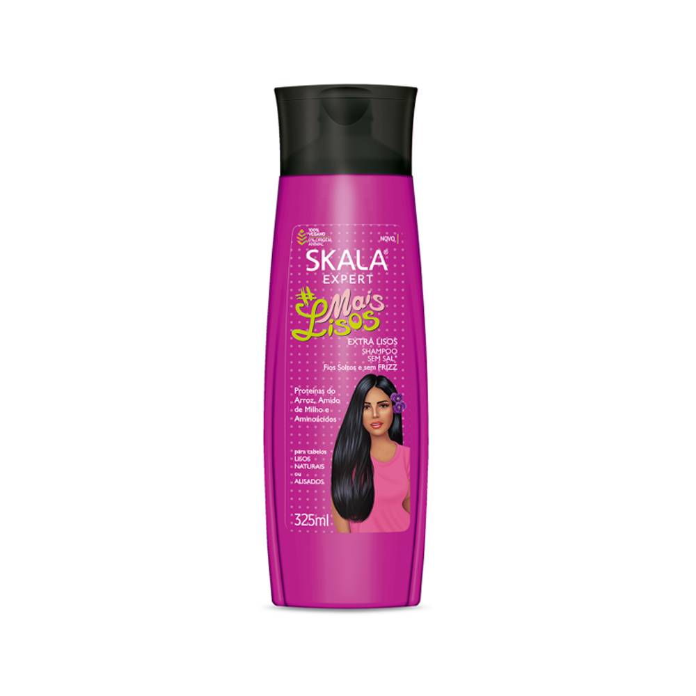 Skala Skala Hair Shampoo 325ml Mais Lisos Rice proteins For Straight Hair