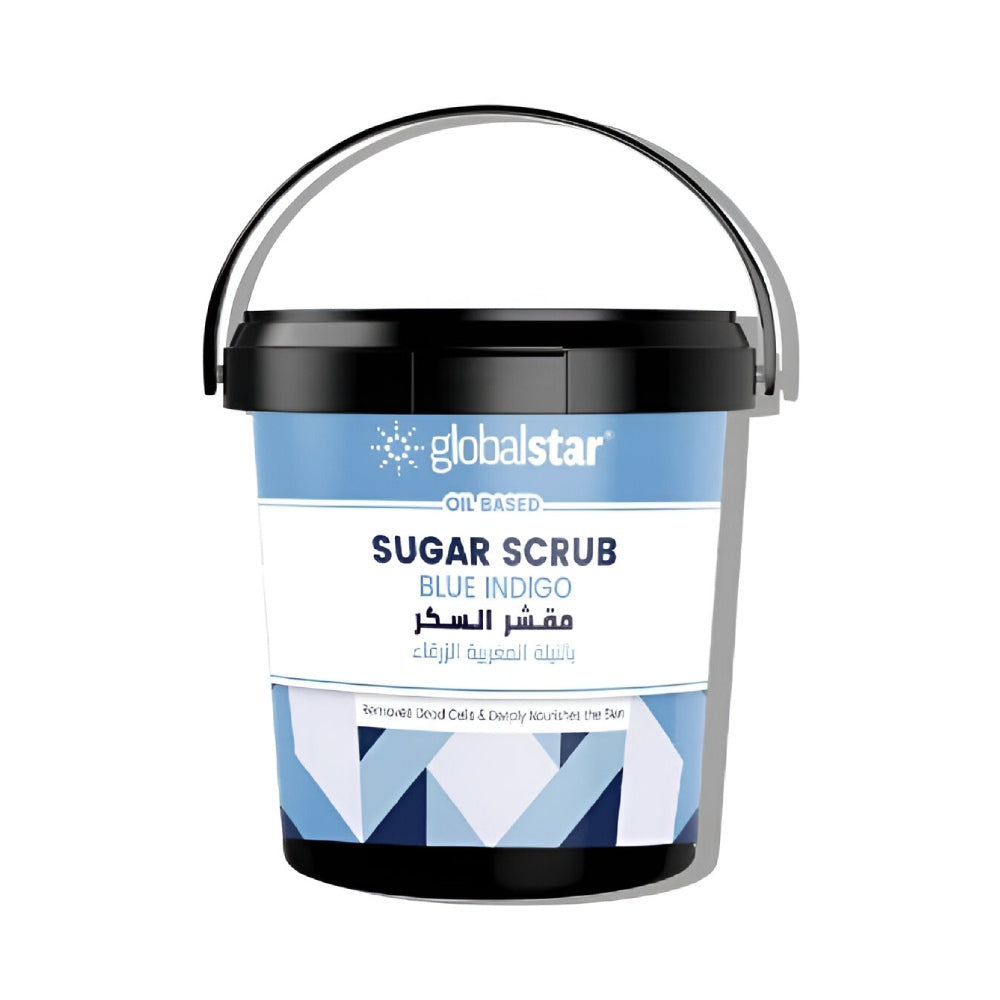 Global Star Sugar Scrub 600ml Oily With Indigo Blue