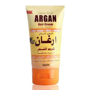 J.Casanova Hair Cream 150ml Liquid Gold With Argan Oil Olive Oil And Almond Oil