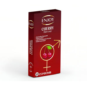Enjoy Condoms 12pc Premium Cherry Flavor