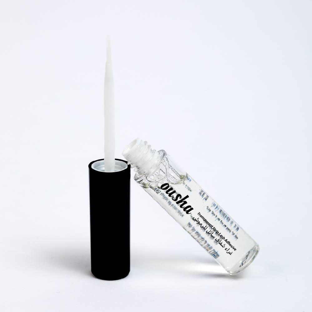 غراء الرموش أوشا الشفاف مع فرشاة