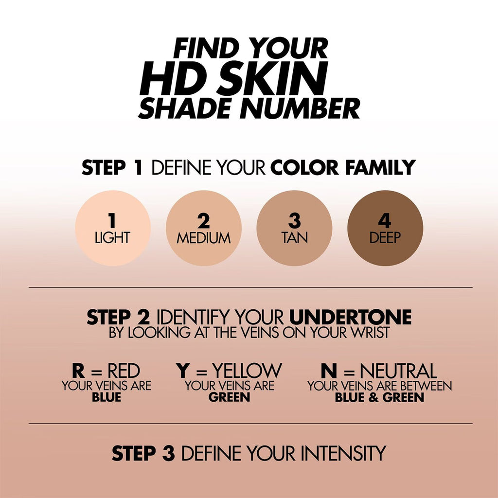 Make up for ever كريم أساس بودرة HD Skin Matte Velvet – درجة 2Y30 Warm Sand