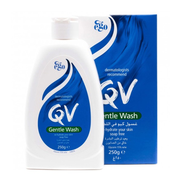 QV QV Gentle Wash re-hydrate your Skin 250 ml New