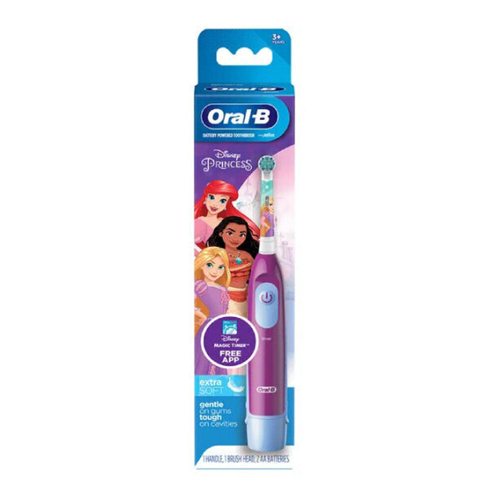 Oral-B Powered Toothbrush For Kids Kid Disney Princess Battery Operated