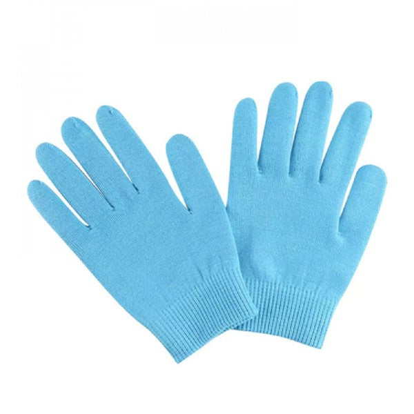 Spa System Gel Gloves For Moisturizing Hands Blue