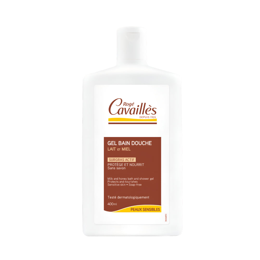 Cavailles Shower Gel 400ml With Milk And Honey