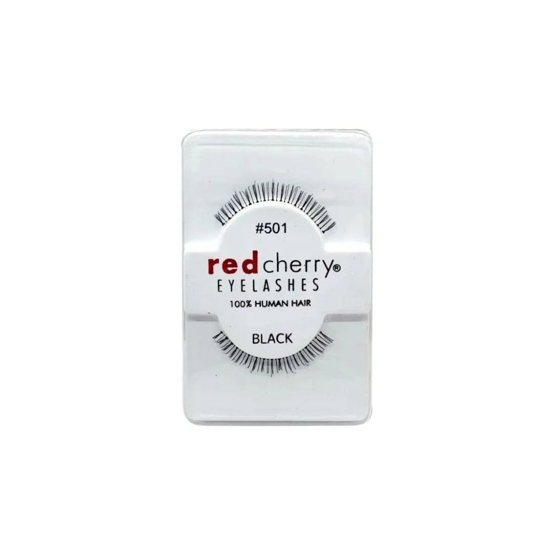Red cherry false eyelashes #501