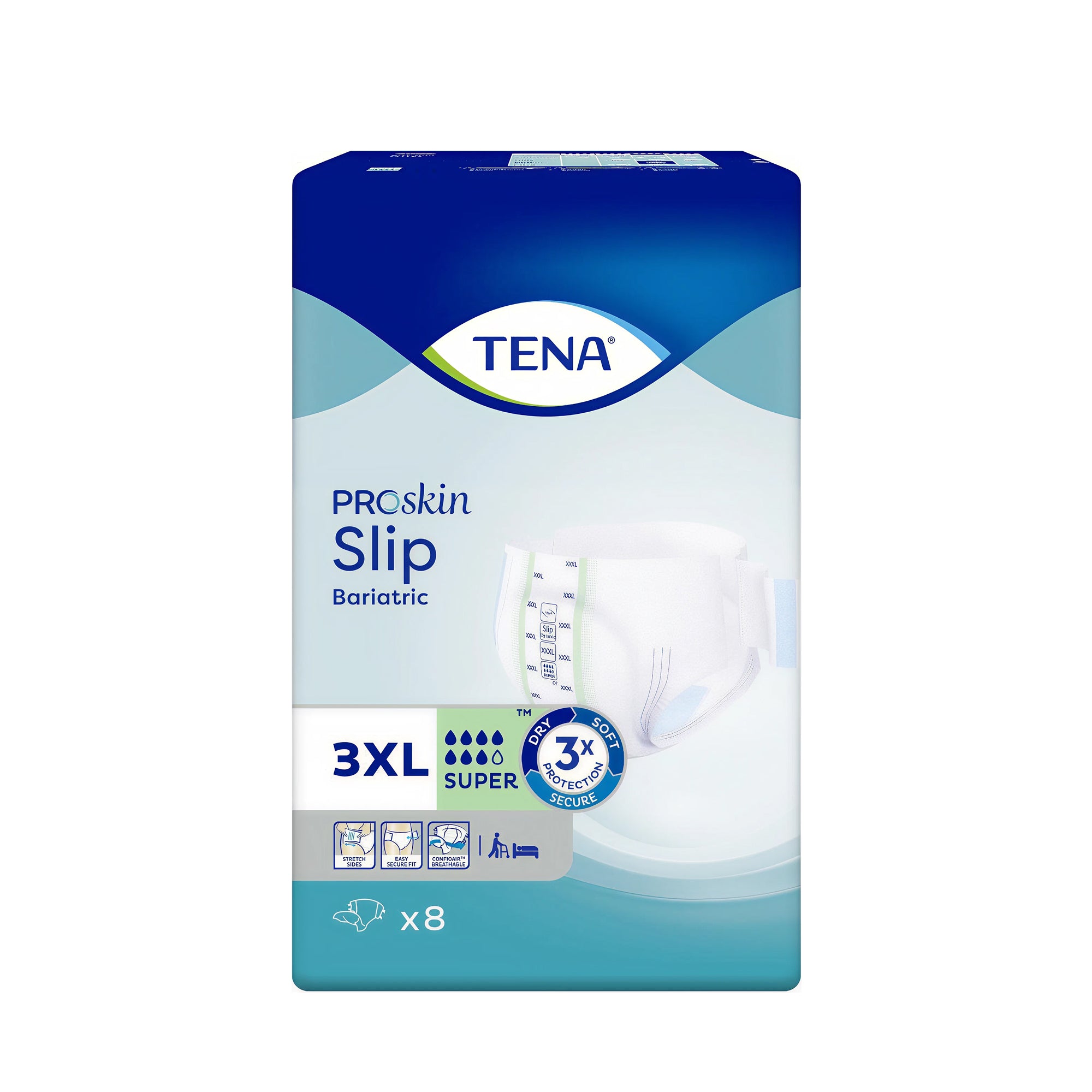 Tena Slip Bariatric Super 3XL 8 Pack