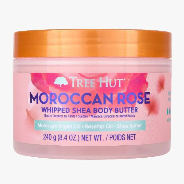 Tree hut body butter 240g whipped with moroccan rose