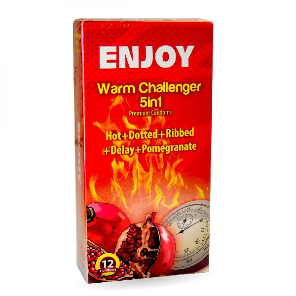 Enjoy Condoms 12pc Warm Chalenger
