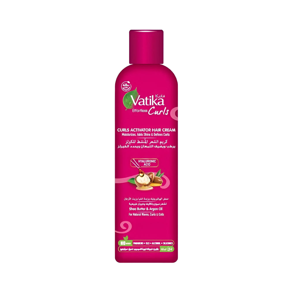 كريم الشعر Vatika 330 مل منشط تجعيد الشعر يرطب ويضيف لمعانًا