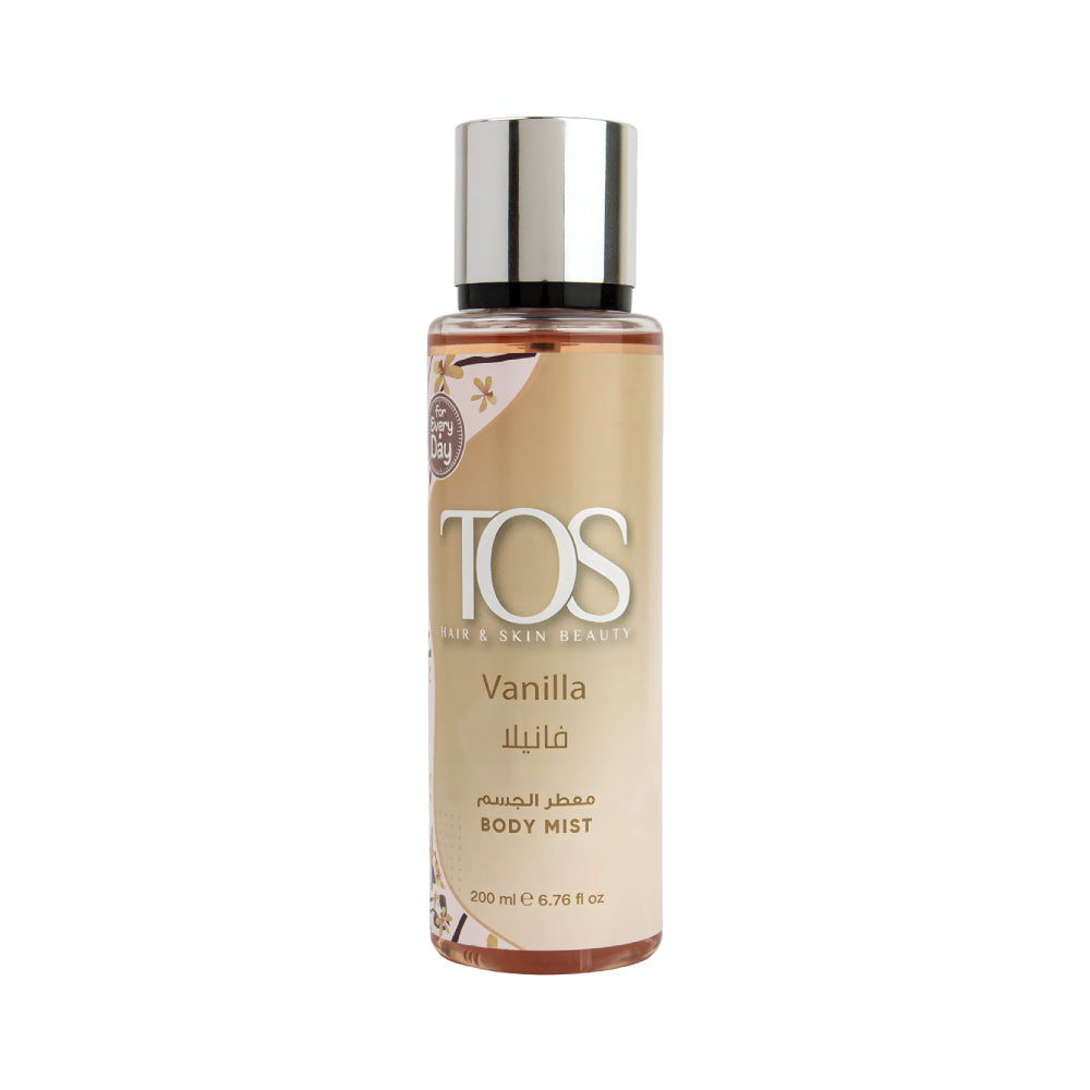 Tos body splash 200ml hair & skin beauty vanilla