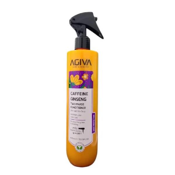 Agiva hair heat protection spray 400ml up to 230 with caffeine
