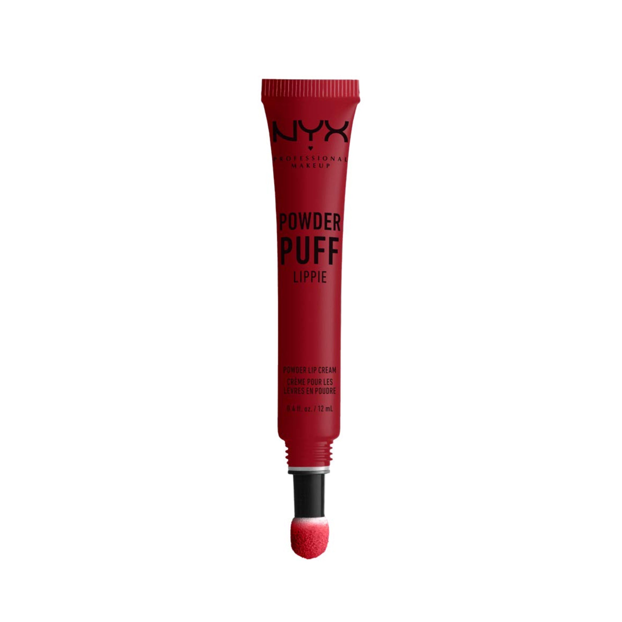 NYX Powder Puff Lippie Lip Tint – أحمر شفاه مطفي ناعم الملمس، يدوم طويلاً