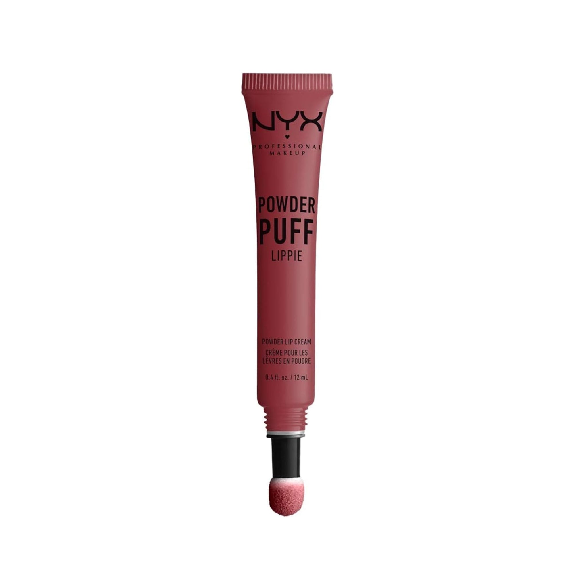 NYX Powder Puff Lippie Lip Tint – أحمر شفاه مطفي ناعم الملمس، يدوم طويلاً