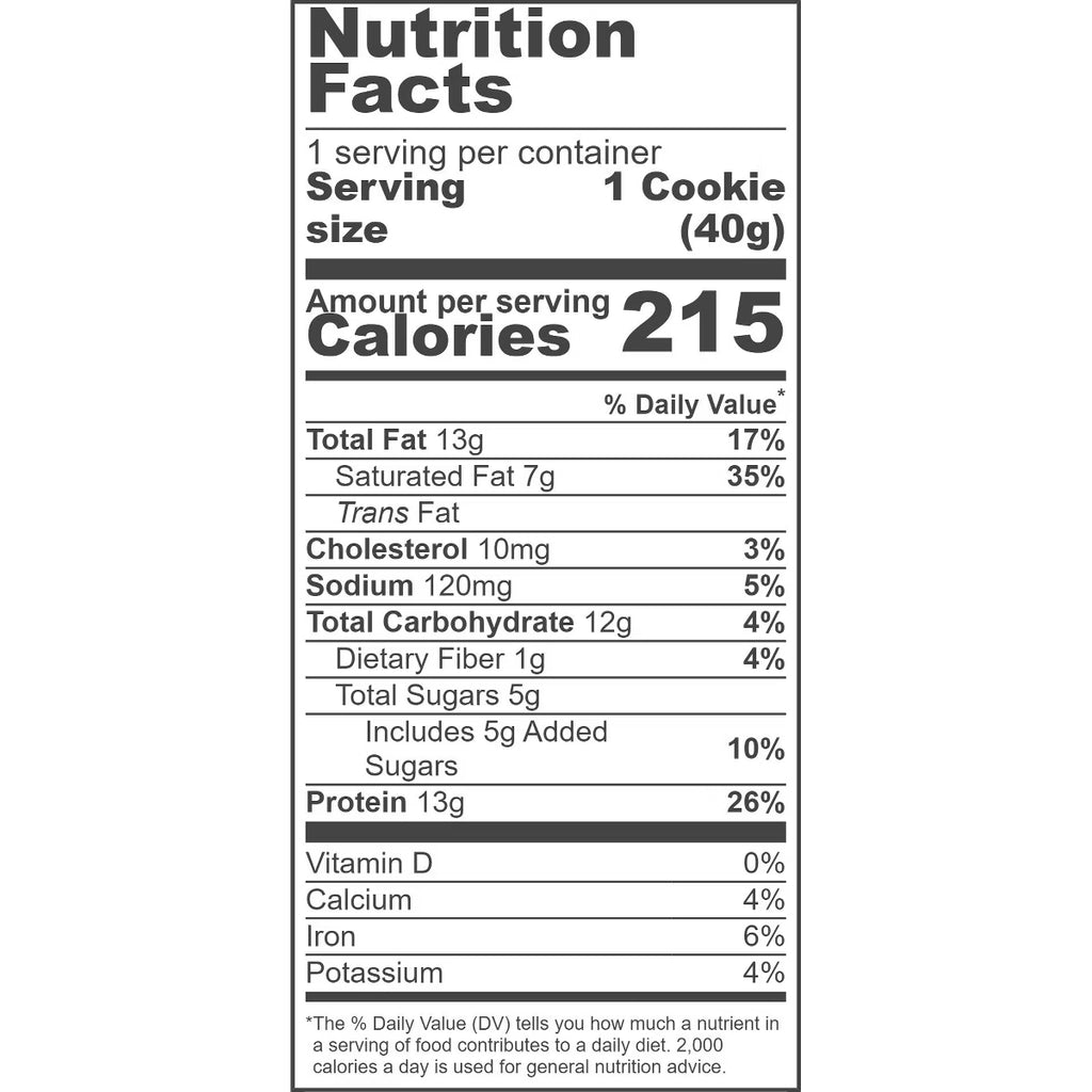 بار طاقة بروتين فادج زبدة الفول السوداني باور كرانش - 13 جرام