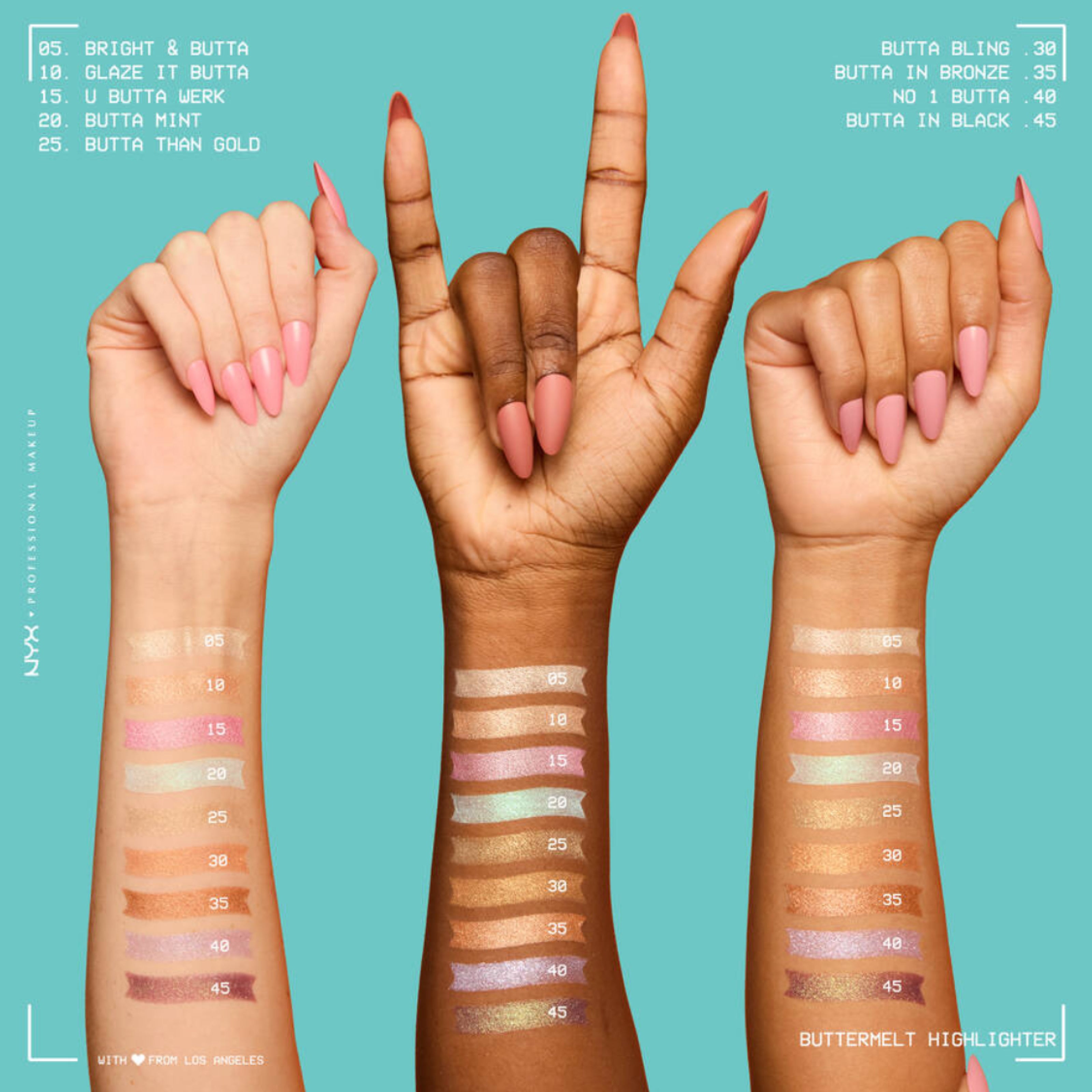 NYX Buttermelt Highlighter – 05 Bright And Butta – Longwear Glow