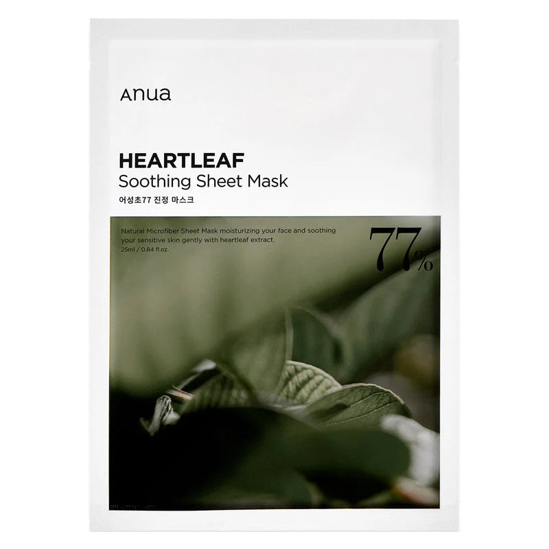 Anua Heartleaf Soothing Face Mask