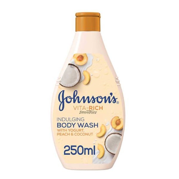 Johnson's Johnson's Body Wash 250ml Vita Rich Yougurt And Peach And Coconut Milk