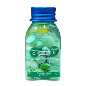 Dosfarm candy 22g with vitamin mint sugar free