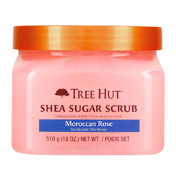 Tree hut sugar scrub 510g with shea and moroccan rose
